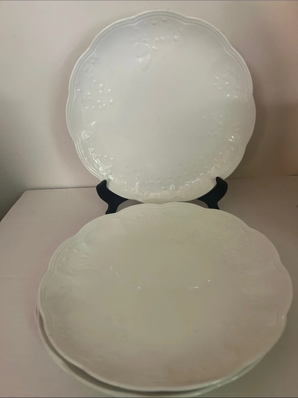 Vintage Lenox Butterfly Meadow Cloud Dinner Plates - Set of 4 11 inch